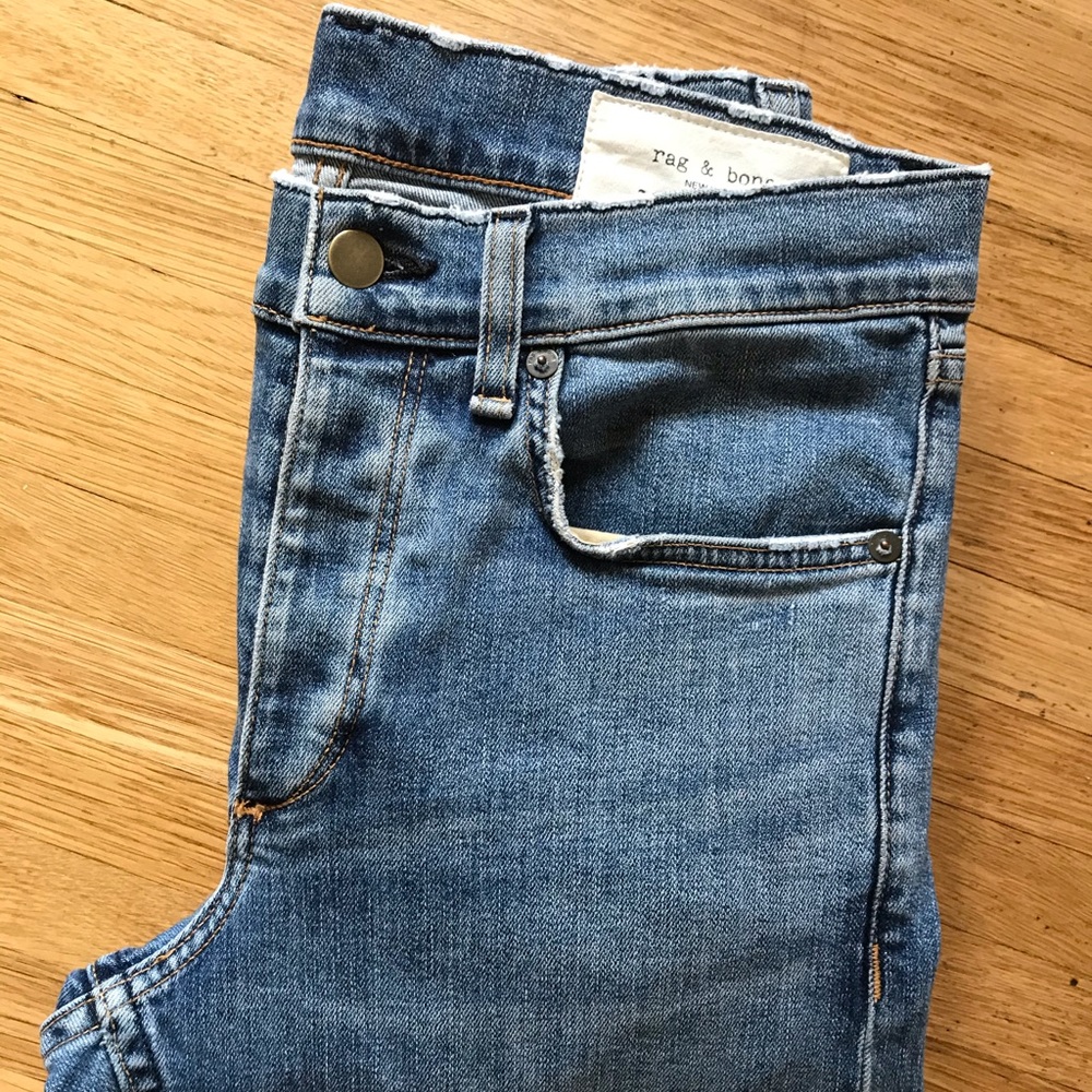 Rag & Bone Fit 2 Slim West Thirteen Jeans Denim